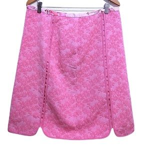 Bandolino Soft Pink Floral Pencil Skirt 16 EUC